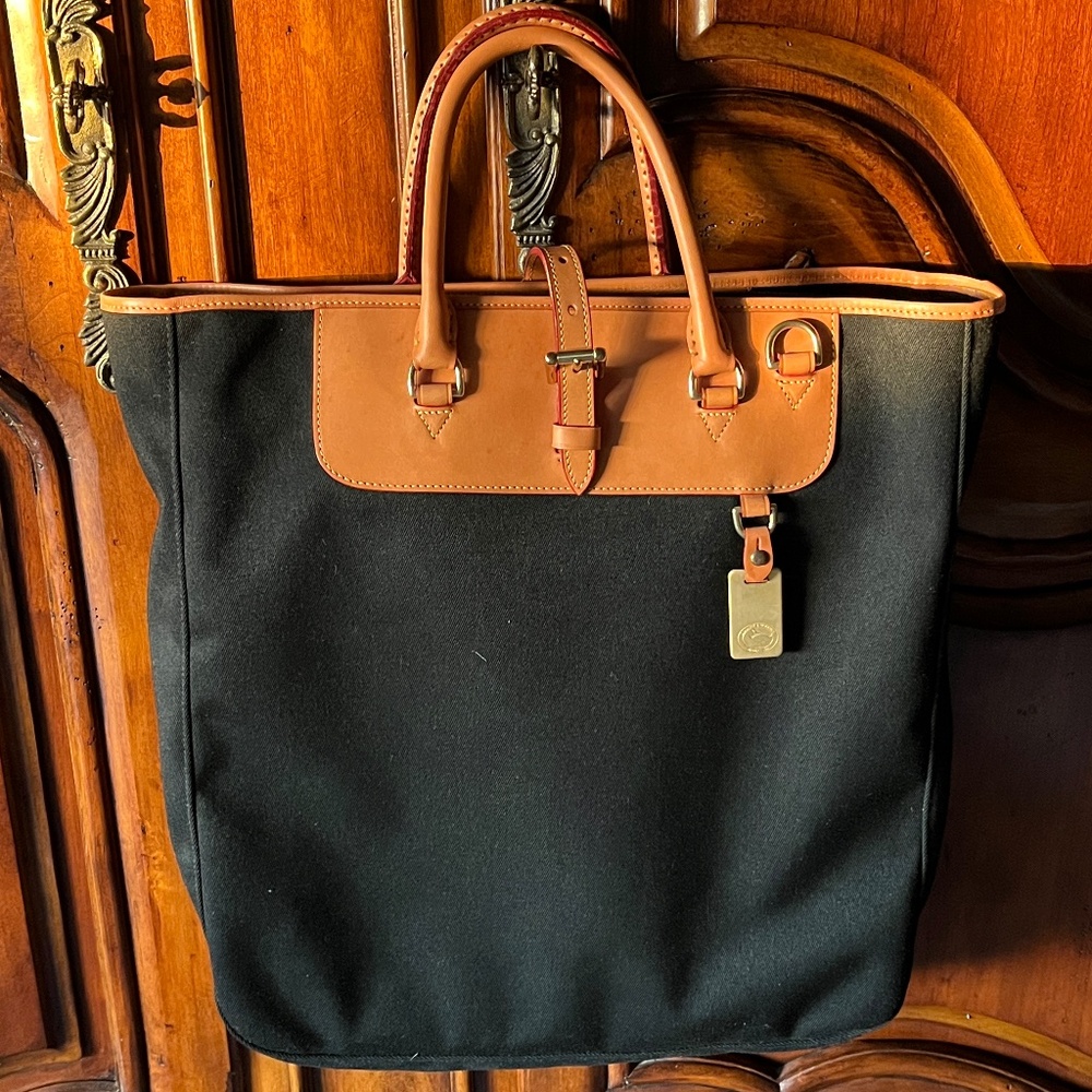 Dooney & Bourke Cabriolet  Canvas Editor's Tote & Laptop Case